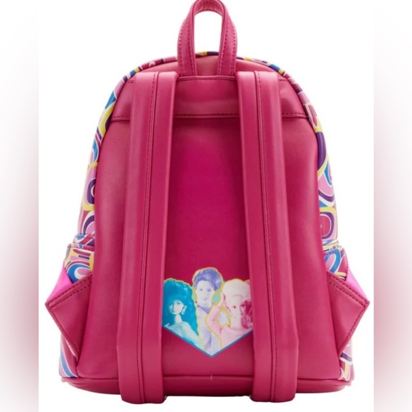 BARBIE NWT TOTALLY HAIR LOUNGEFLY BACKPACK - Picture 2 of 6